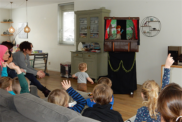 Poppentheater voor kids