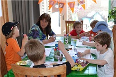 Creatief kinderfeestje<br>